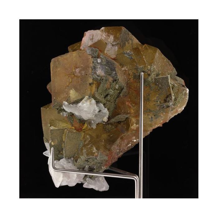 Pierres et Minéraux. Fluorite, Calcite, Pyrite. 1374.5 ct. Villabona Mines, Asturias, Espagne.