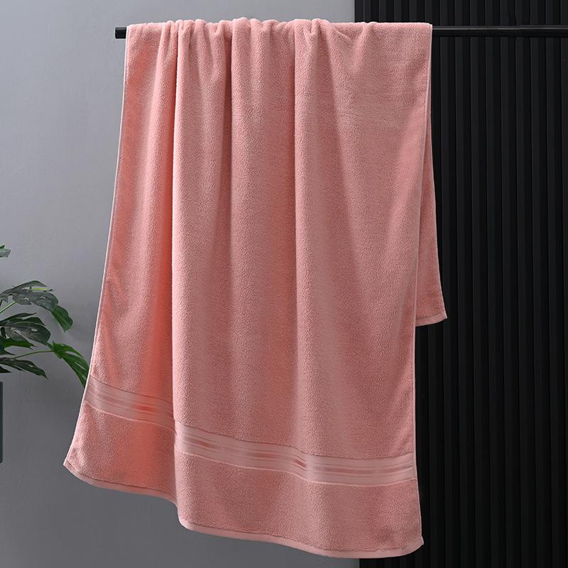 Pure Cotton Bath Towel Large Size Household Thickened Soft Absorbent Men and Women Large Bath Towel Gift Cotton Bath Towel