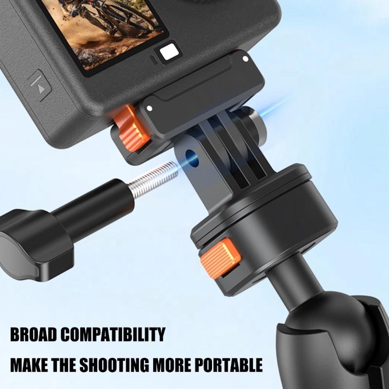 Universal Magnetic Quick Release Mount For Action Camera 360 Rotation And 18 45mm Clamp Ranges For Biking Motorcycle