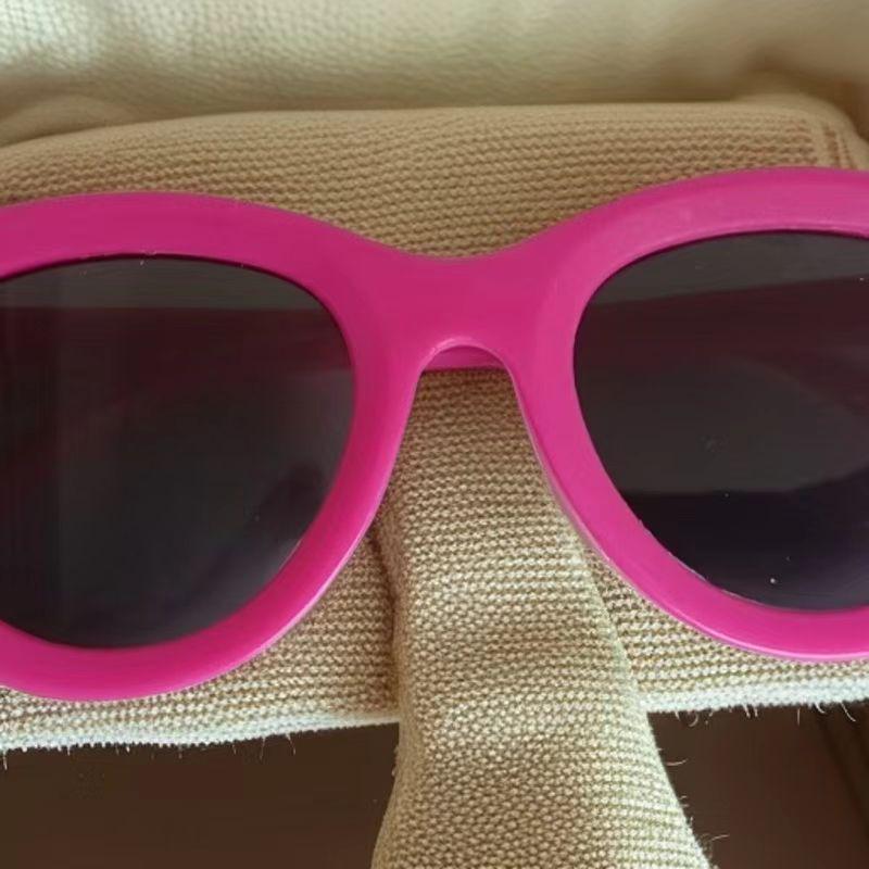 

Korean Style Kids UV Protection Sunglasses - Sun-Blocking Summer Beach Glasses розы красного