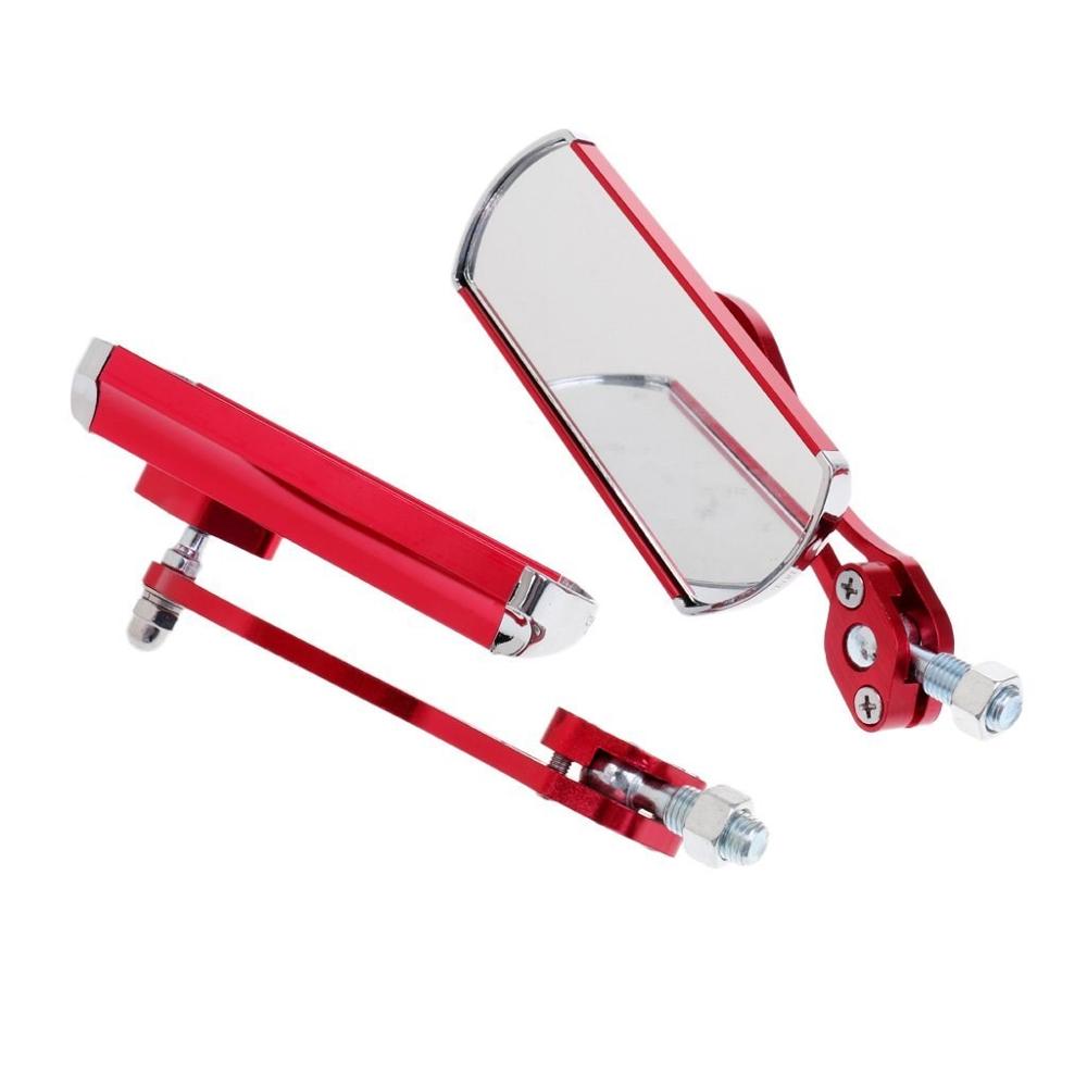 Bicycle Rearview Mirror Aluminum Alloy Adjustable Bike Mirror Handlebar For Road Bike Mountain Bike Bike Accessories