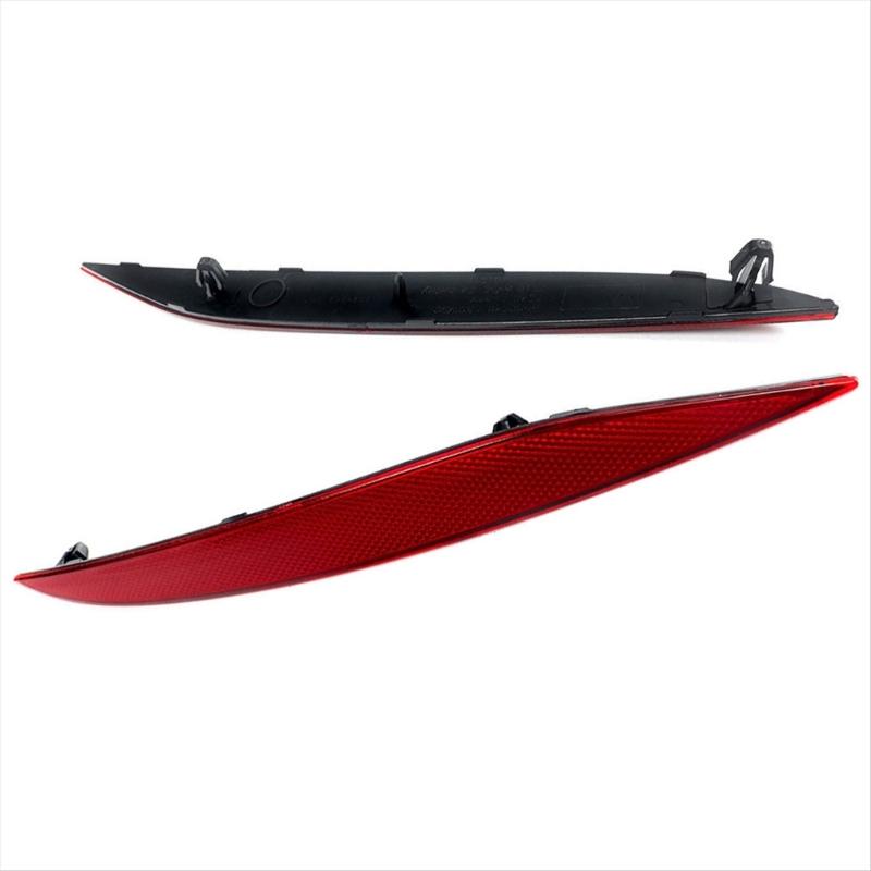 2Pcs Rear Bumpers Reflector Car Tail Marker Lights Lens Trim 1034342-00-C 1034343-00-C for  16-23