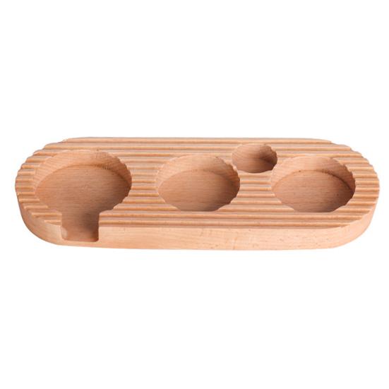 51mm/53mm/58mm Coffee Utensil Tamper Station Groove Design Durable Machine Handle Base