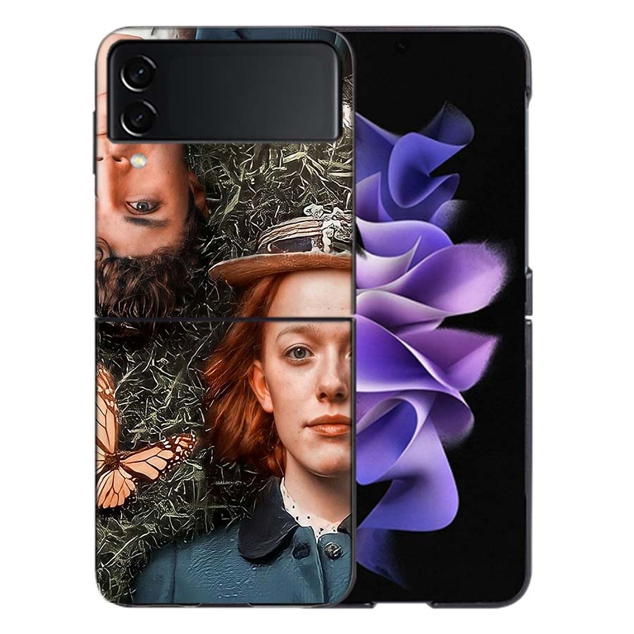Anne With an E Phone Case For Samsung Z Flip 6 7 5G Galaxy Z Flip 5 4 3 5G Cases Shockproof Hard Cover TPU