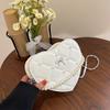 Style Mini Small Fragrant Rhombus Chain Love-shaped Cute Crossbody Bag For Women