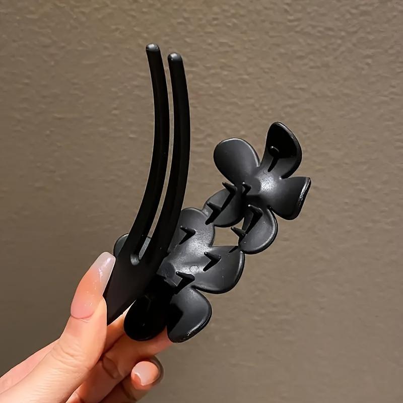 1Pc Vintage Floral Hair Clip Set Suitable All Seasons,versatile Daily Use,diverse Flower Shapesfirmsimpleretro Styleclip On Hair