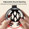 Multifunctional Baby Strollers Cup Holder Black Plastic Adjustable Cup Holder  for Bicycle