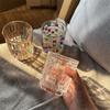 Painted Glass Cup Handmade Painted High Temperature Resistance Creative Household Household Accessories Latte Mug Cups Portable