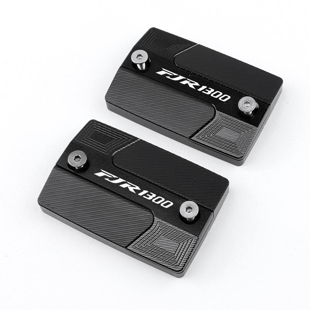 New Motorcycle Accessories For YAMAHA FJR1300 FJR 1300 2004-2014 CNC Aluminum Front Brake Fluid Fuel Reservoir Tank Cap