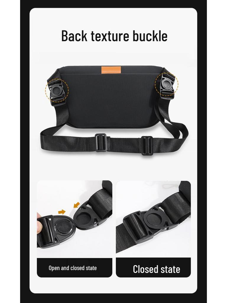 Trendy Men's Minimalist Crossbody Backpack: Lightweight, Stylish, and Functional for Outdoor Use