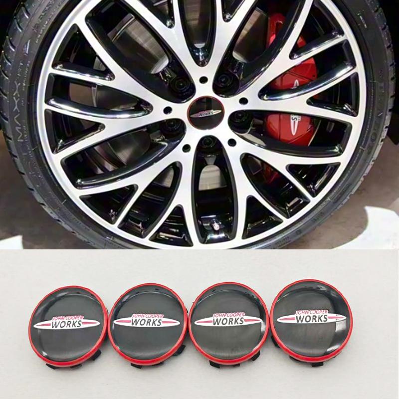 kqsdr10 4pcs 56mm Car Styling Wheel Center Cover Hubcaps For Cooper S F54 F55 F56 F57 F60 JCW Clubman Countryman Accessories