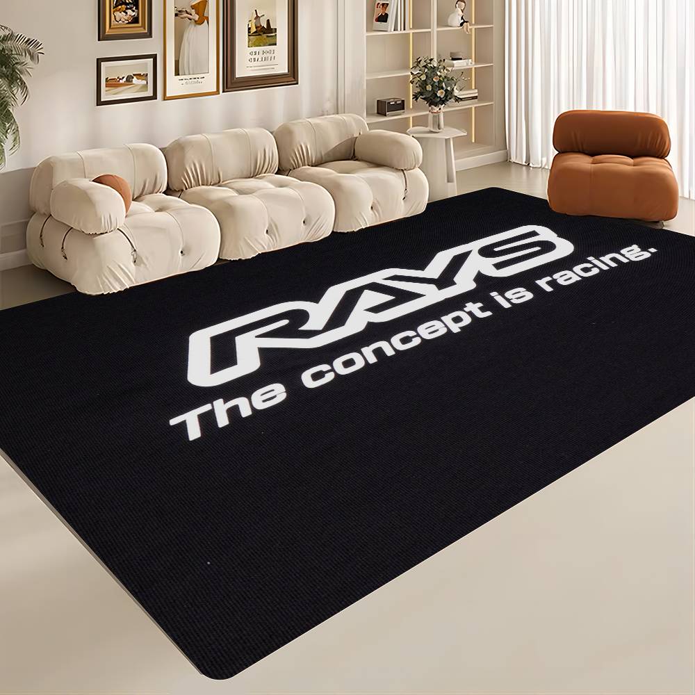 RAYS Wheels Room Mats Retro Multiple Choice Living Room Kitchen Rug Non-Slip Welcome Rug