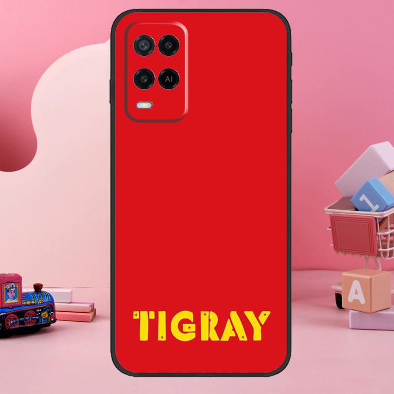 Tigray Flag Theme Case For Oppo A18 A38 A58 A78 A98 A74 A54 A94 A80 A60 A40 A96 A76 A16 A15 A17 A57 A77 A5 Pro