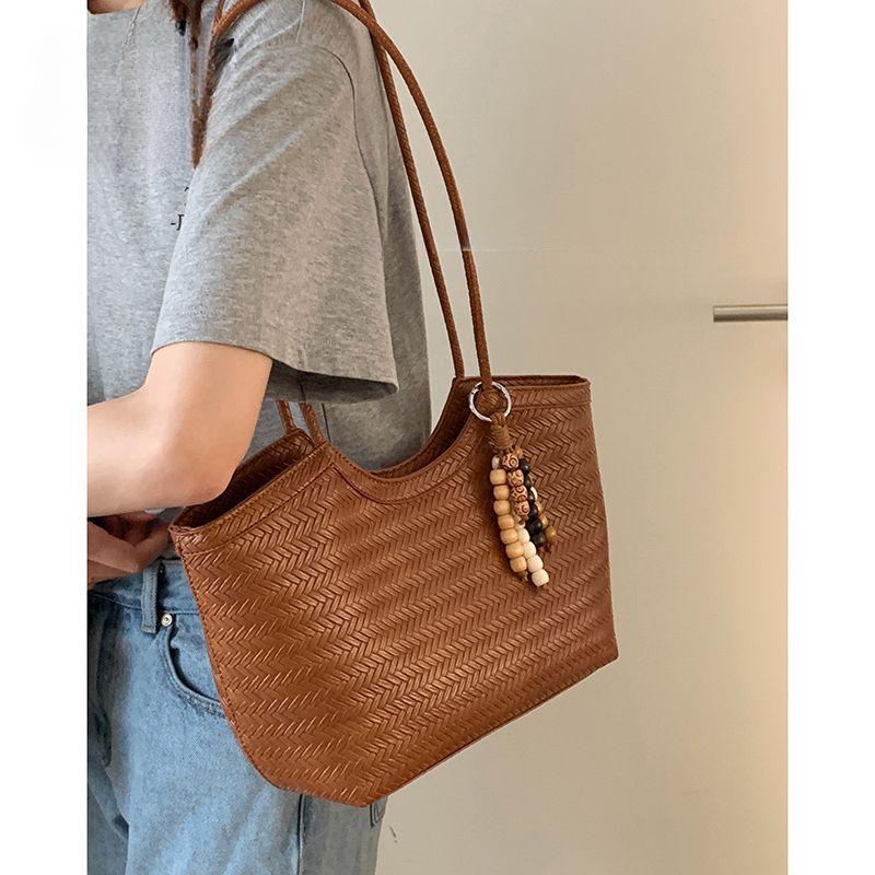 2025 Trendy Retro Handwoven Large Capacity Basket Tote Bag