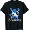 Schottische Löwenflagge Rampant Distressed T-Shirt