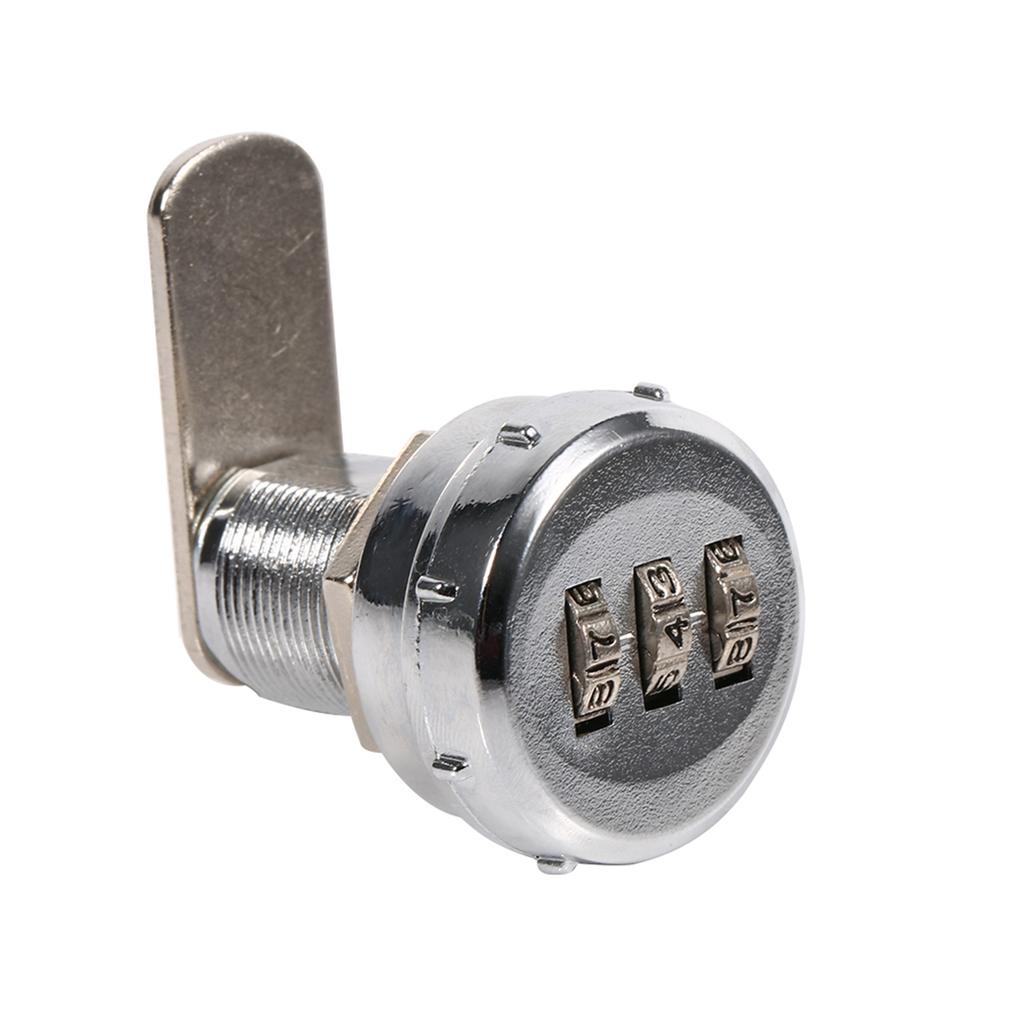 3 Digit   Combination Cam Cabinet Silver Zinc Alloy Convenient Password Security  D Lock #1