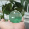 Natural fluorite diameter weight with green fluorite beautiful natural with beautiful green New sun interior decoration [POWERTONE] ball, approx.