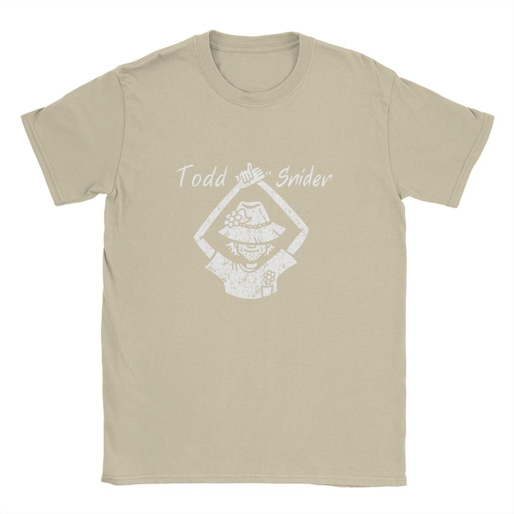 Todd Snider  100% Cotton T-Shirt For Men's Summer  Y2K Fun T Shirts O-Neck Harajuku Tee Shirt Oversized Pattern Tops