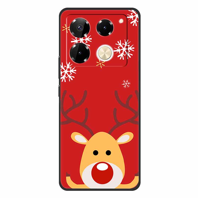 2024 Christmas Phone Cases For Infinix Note 40 Pro 4G 5G Cases Soft TPU Silicone For Note 30 4G  5G  Infinix Note 40Pro 30Pro 4G
