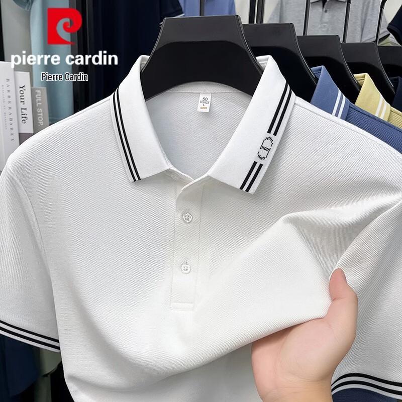 Pierre Cardin Men s Ice Silk Short Sleeve Polo Shirt 4XL