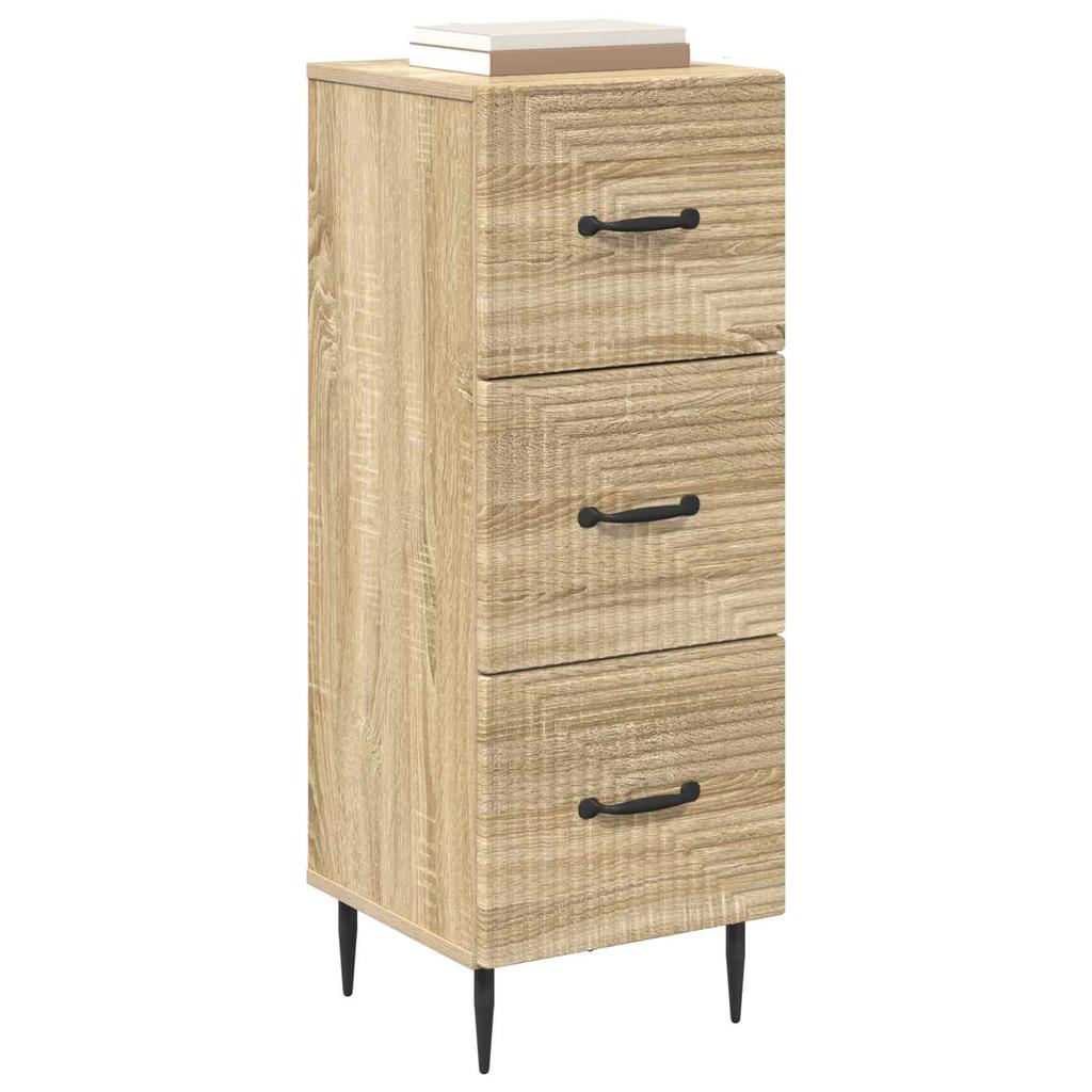 Drawer Cabinet Sonoma Oak 33 x 34.5 x 89.5 cm