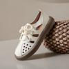 Leather Women Shoes Summer Non-slip Mommy Shoes Women Flats Fashion Ladies  Sandals Woman Walking  Shoes