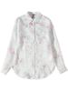 2020 Spring/Summer Artistic Floral Ramie Long Sleeve Top for Women