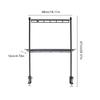 Camping Foldable Storage Rack Collapsible Camping Rack Aluminum Alloy Camping Storage Shelf Multifunction for Camping Picnic