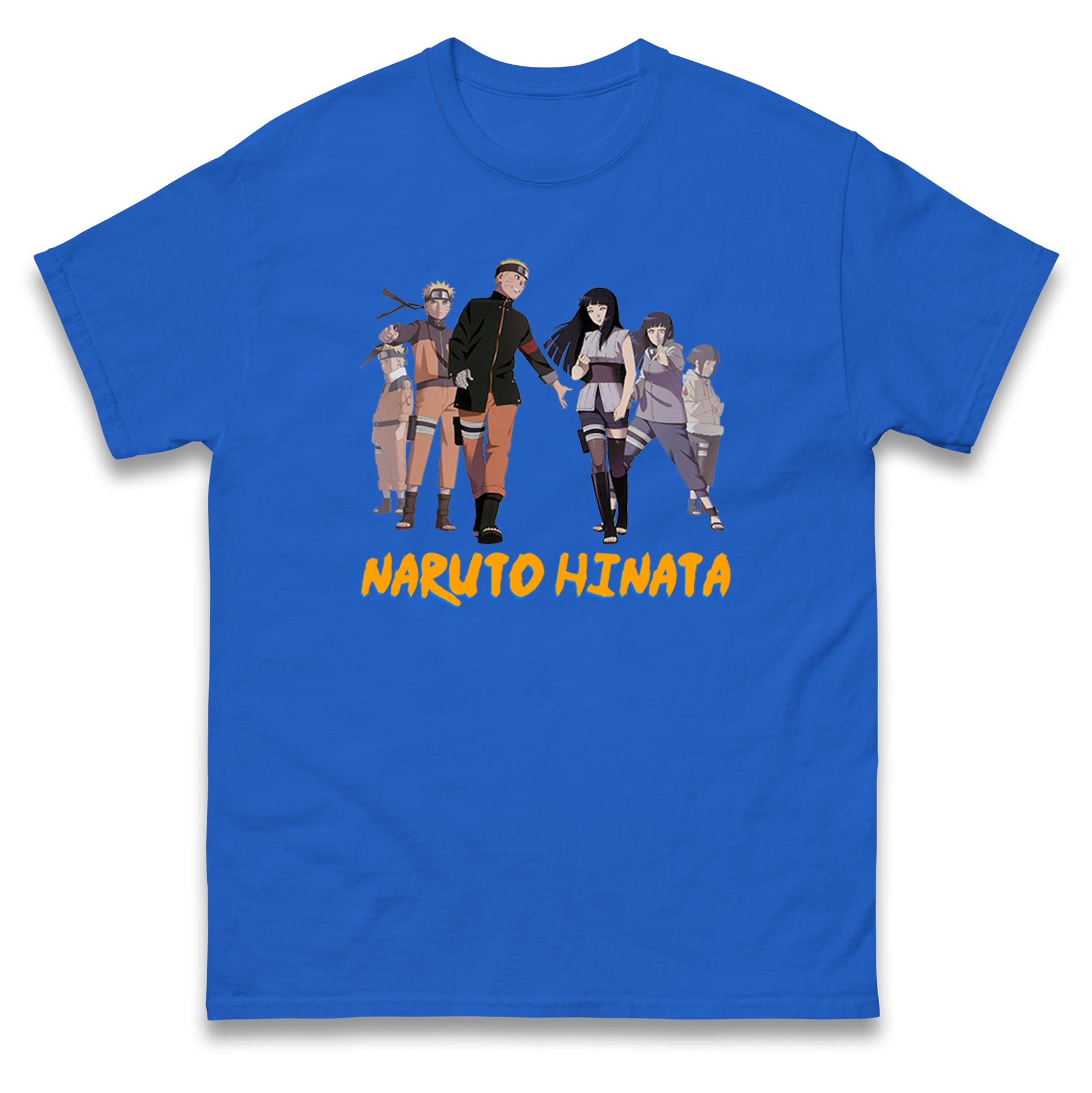 Naruto And Hinata Mens T Shirt Womens Tops Tees Naruto Shippuden Top 2XL