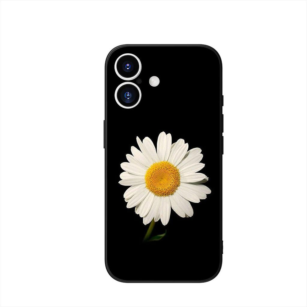 Phone Cover for Apple iPhone 16 15 14 Plus 13 12 Mini 17 Pro Max + 16E Air 16+ ProMax Case Fashion Fresh Little Daisy Flower