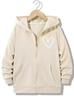 90s Trendy Heart Letter Zipper Hoodie for Boys & Girls - Fashionable Y2K Casual Jacket