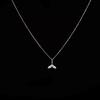 Chic Minimalist Fishtail Collarbone Chain Necklace Delicate Summer Daily Wear Pendant For Women