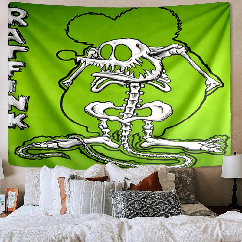 Retro Fink Rat Printed Tapestry, Wall Hanging,Livingroom, dormitory, Large Wall Decor, Fabric Decor Fan Birthday Gifts