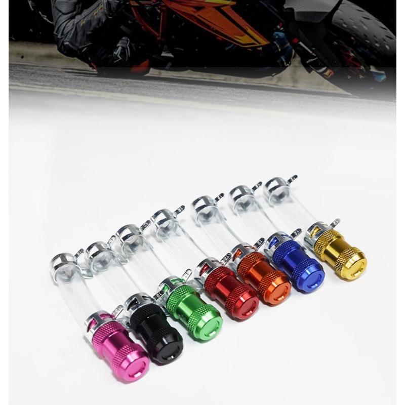 Motorcycle Air Filter Drain Tube Seal with Clear Tube Design, Service Part for Garage Maintenance and Upkeep Work