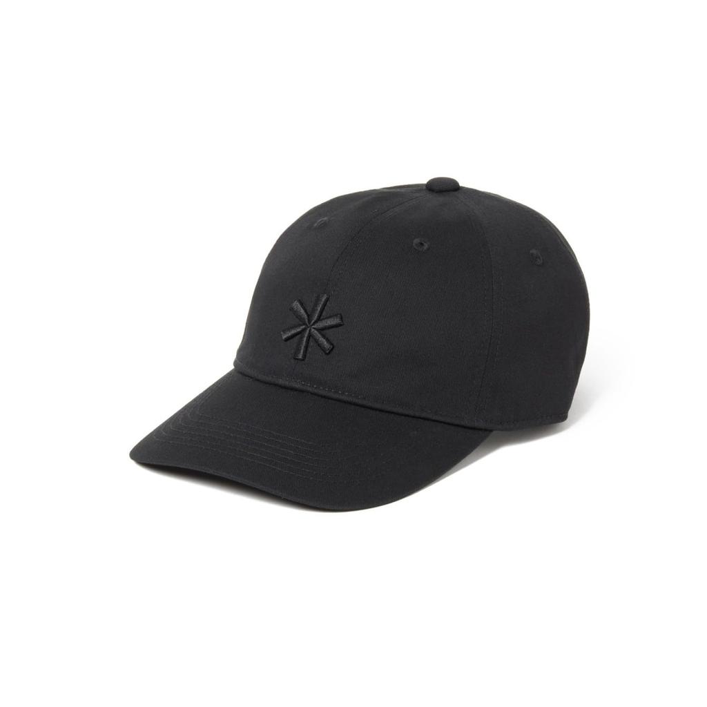 Asterisk Size 1 [Snow Peak] Cap, Cap, Hat, Logo, Unisex, BLACK,