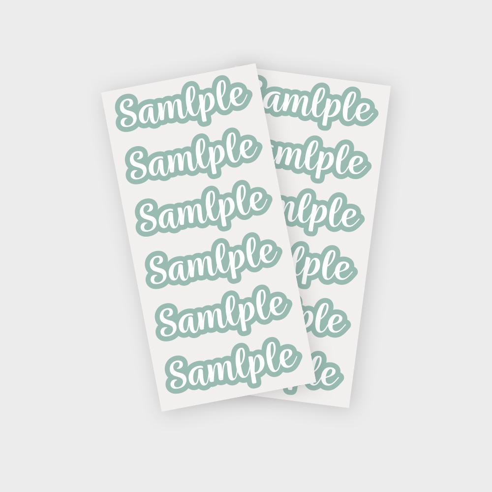 2 Sheets 12Pcs Custom Name Stickers For Kids And Adults Personalized Labels Ideal For School Bottles And Giftseasy To Apply