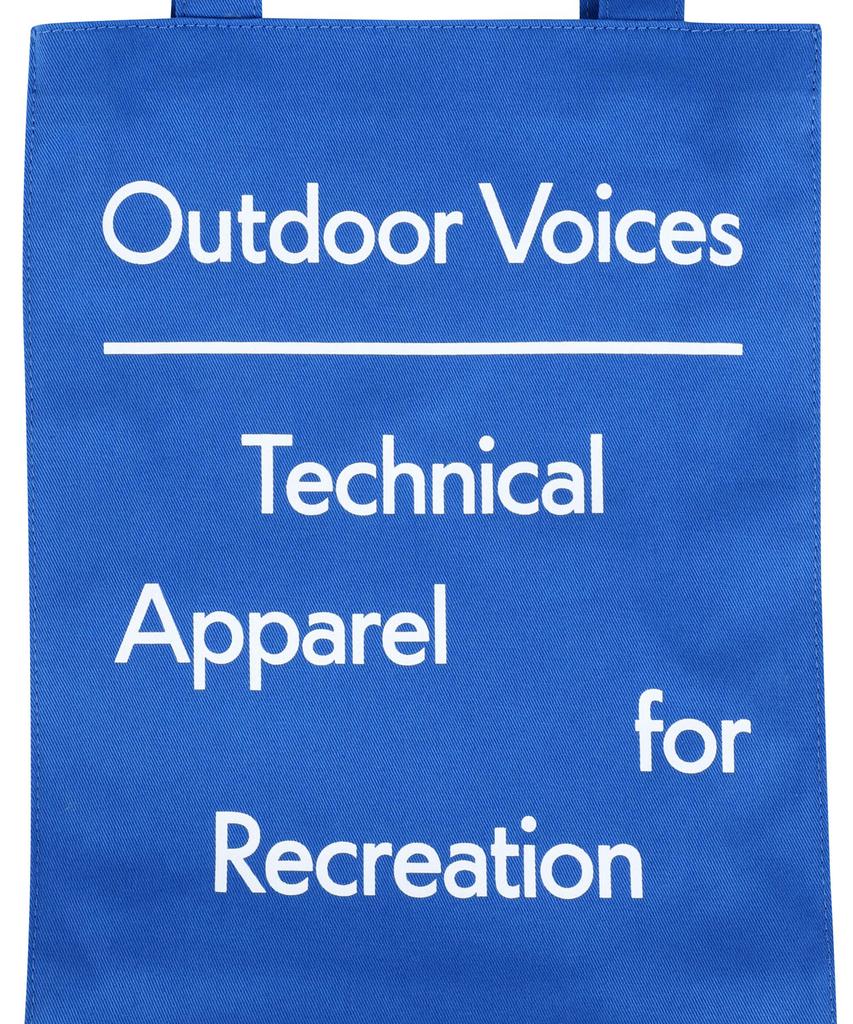 Outdoor Voices Signature Tote Bag (Blue)