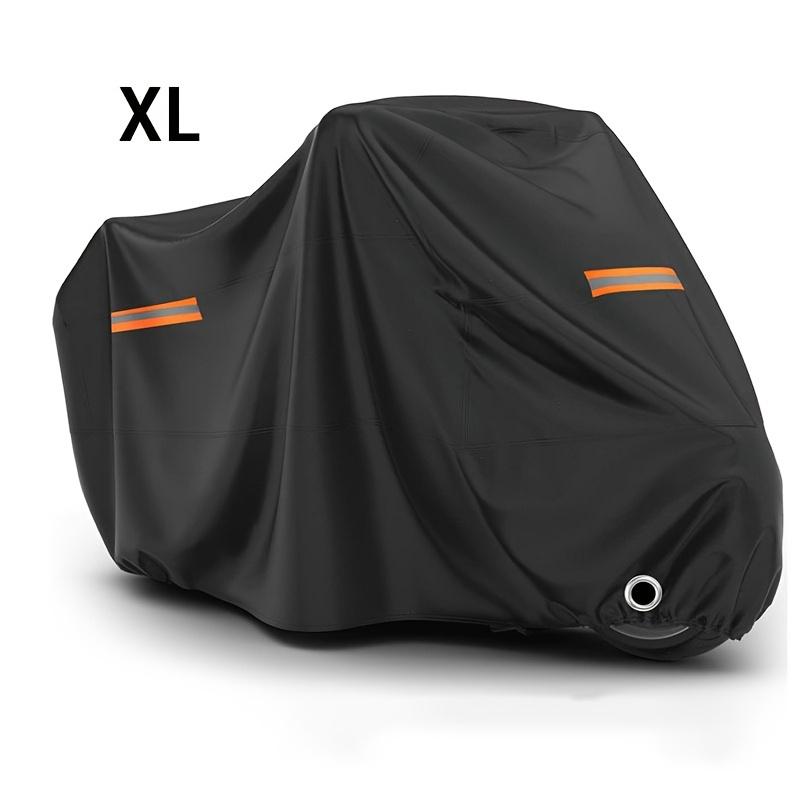 Heavy Duty 210D Oxford Motorcycle Cover - All-Weather,Anti-Theft & Reflective Strips.Universal Fit,Durable & Stylish Protection.