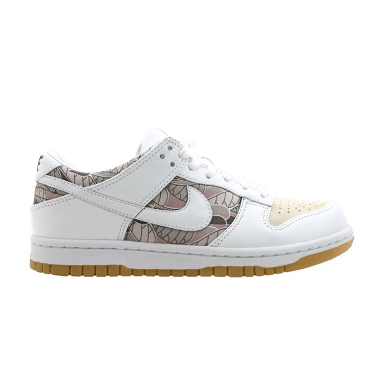 

Nike WS Dunk Low Premium Women Sneakers Tan Olive-Khaki White 318639-211