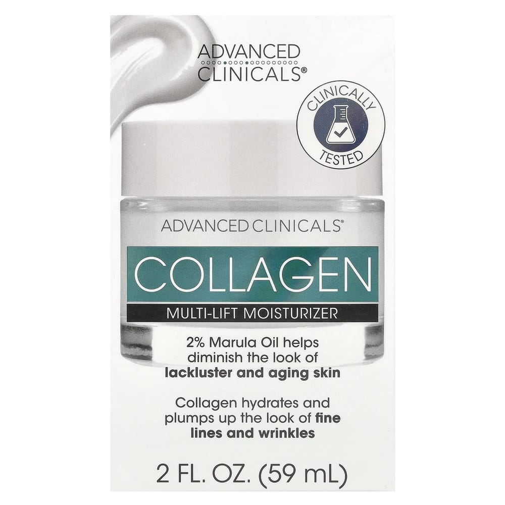 Advanced Clinicals Pflanzenbasiertes Kollagen Multi-Lift Feuchtigkeitscreme 59ml (2 fl oz)
