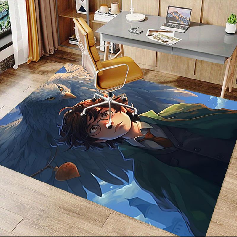 1pc Harry Potter, Hedwig Carpet, for Home & Office Decor, Desk Chair Carpet, Festive Gift,Conference Room CarpetL1089