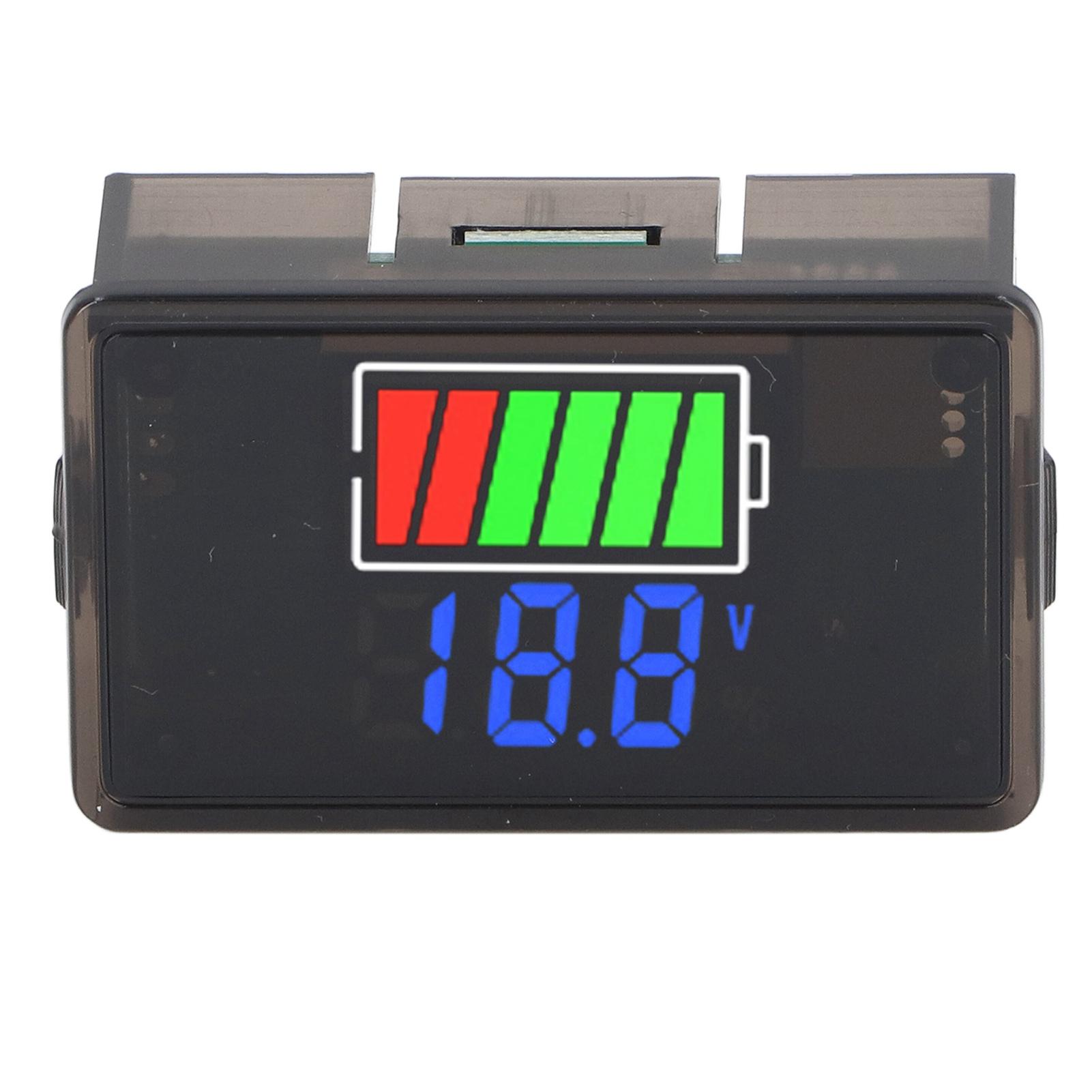 

Цифровий монітор батареї з підсвічуванням, світлодідна індикація, вольтметр для автомобіля, мотоцикла, судна