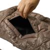 Players Women's Body Bag [Hoshiquilt] 91209506B Mocha, approx. 36cm wide x 23.5cm long x 13cm deep