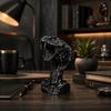 Gotisches Desktop-Ornament 3D-gedruckte Schlangenfigur Kreativität Schlangenkopf-Statue Zuhause