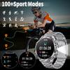 2025 Neue Smartwatch Taschenlampe 1,9 Zoll Herren Outdoor Sport Fitness Tracker 700mAh Großer Akku BT Anrufe LED Licht Smartwatch