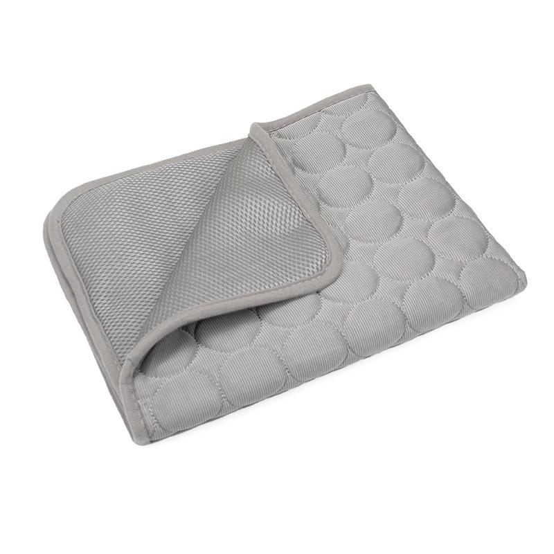 Pet Summer Cooling Mat: Breathable Ice Silk Pad for Dogs & Cats