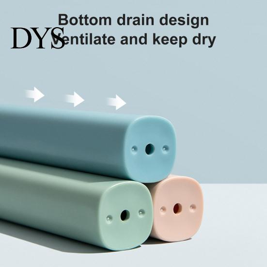 Soft Bristle 1 Set Toothbrush Holder Contrast Color Lightweight Hygienic Hanging Hole Dustproof Storage Round Edge Space-savingTravel Cover for Kids