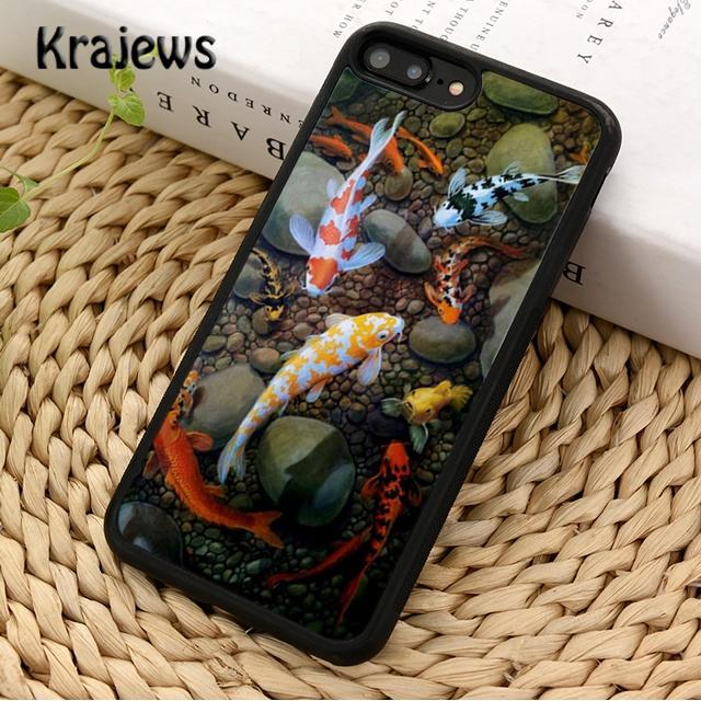 Japanische Koi-Fisch-Kunst Für iPhone 17 Air 16 Handyhülle Abdeckung 15 14 plus 12 13 pro max coque Schale Fundas