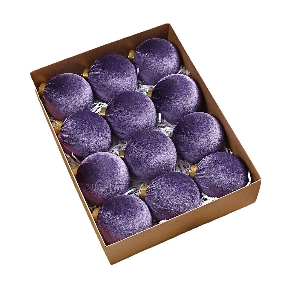 Christmas Party Decor Navy Blue Christmas Ornaments Presentation Box For Gifts Holiday Tree Decor Matching Ornament Collection