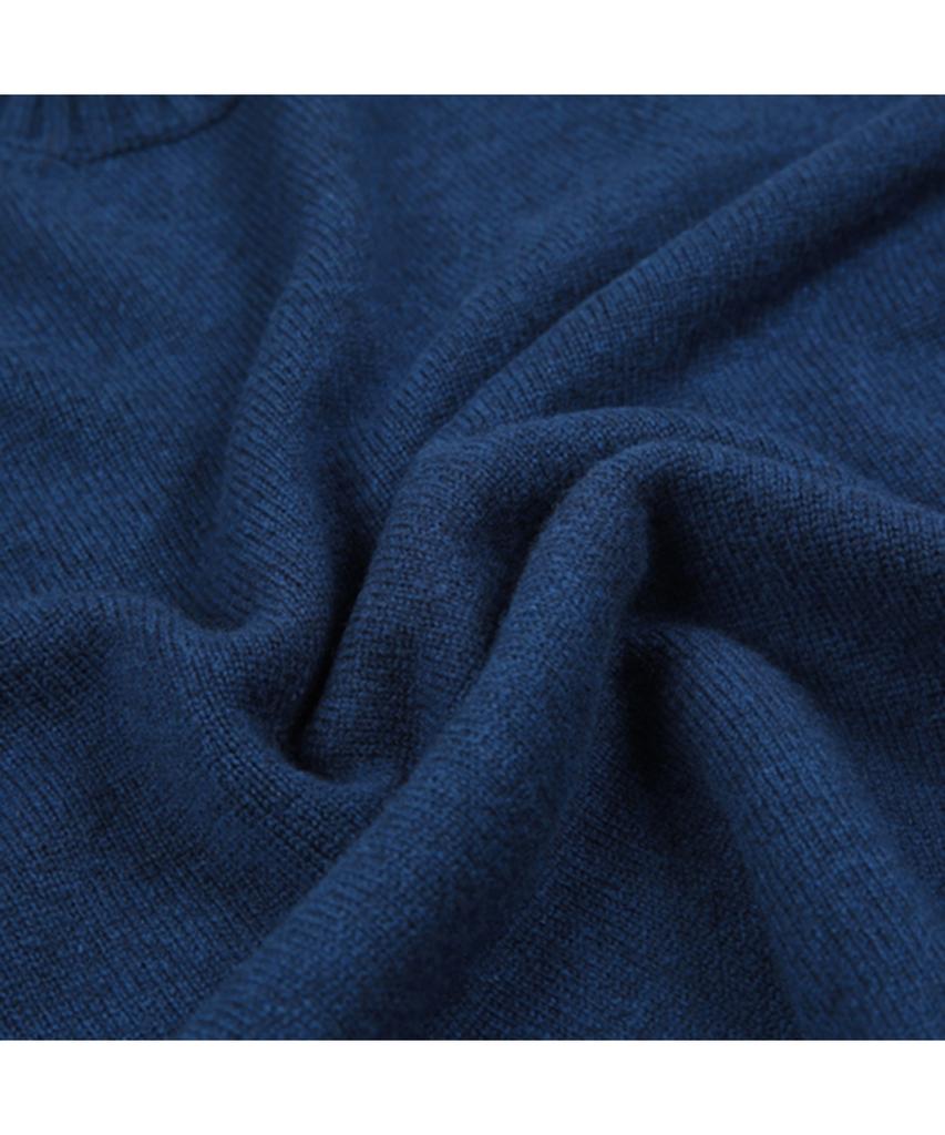 IOLO Cable Crew Neck_Blue